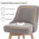 Swivel Upholstered 26''Counter Stool And Bar Stools With Full Back And Solid Wood Frame