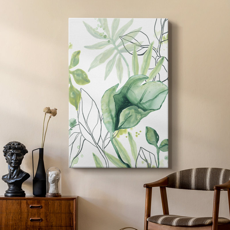 Chœur de palmiers tropicaux II - galerie Cavas sur mesure, H 60 po x l 40 po