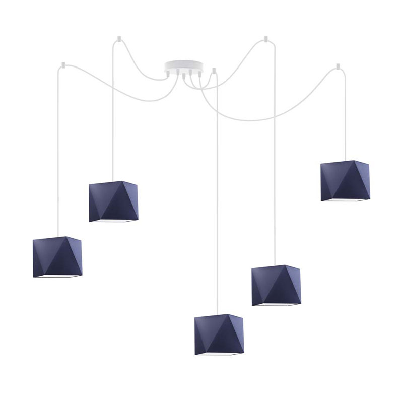 Thursa 5 - Light Pendant, Pink