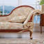 Chaise en bois massif tendance et luxueuse.-107387558