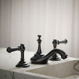 Artifacts® Widespread Faucet Bathroom Sink with Drain Assembly