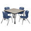 Ensemble de table de salle à manger et de chaises Kee-73412821-93832724-93832728