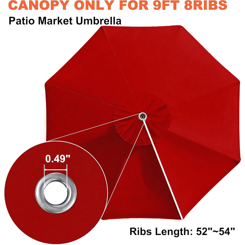 Housse de protection pour parapluie, Rouge