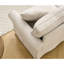Canapé modulaire en L à 5 places avec revêtement en tissu moelleux beige et structure de soutien solide-437710648