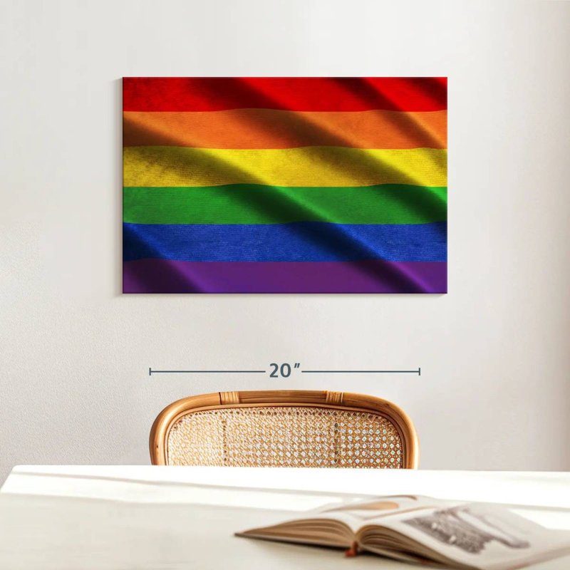 LGBT Flag, 16" H x 24" W