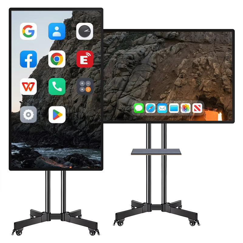 JYXCN 49 "Smart Board for Classroom, Casting sans fil de tableau blanc numérique à écran tactile 1 080p (avec fixation murale incluse)