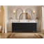Nashville X P 22 po Meuble-lavabo double en D blanc-112420224