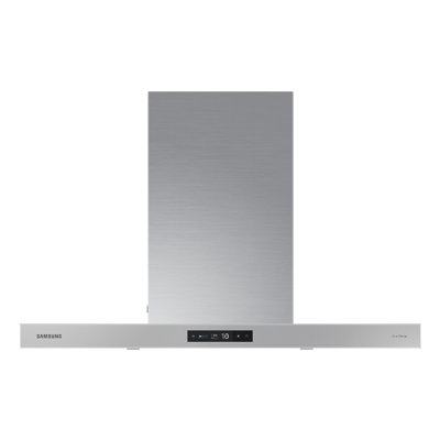 Hotte de cuisine murale à conduit 35,36 "630 CFM de couleur grise avec Wi-Fi