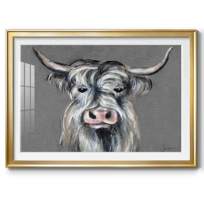 " Neutral Highland ", Gold, 27" H x 39" W x 1.5" D