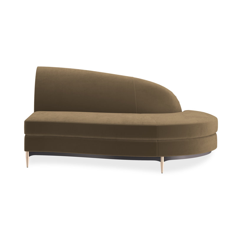 Threes Company Loveseat, Brown