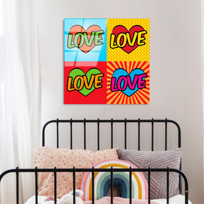 Boze 1 Piece Wall Art on Glass