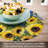 Sunflower Gallery Reversible Round Easy Care Placemats