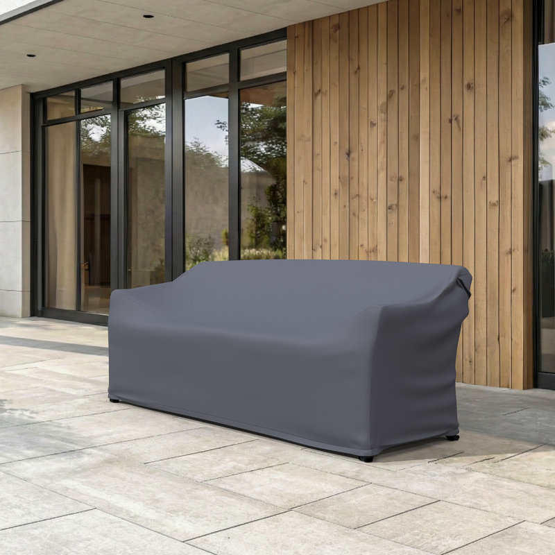 Neufer Outdoor Wicker Patio Sofa Cover