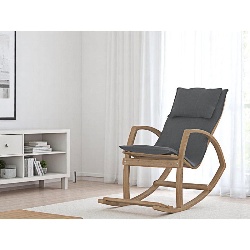 Chaise berçante moderne (y compris la chaise), Gris foncé