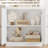 Tazmin 71" H Vertical Standard Bookcase with Cabinet-1236943444