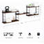 Tablettes sur le mur