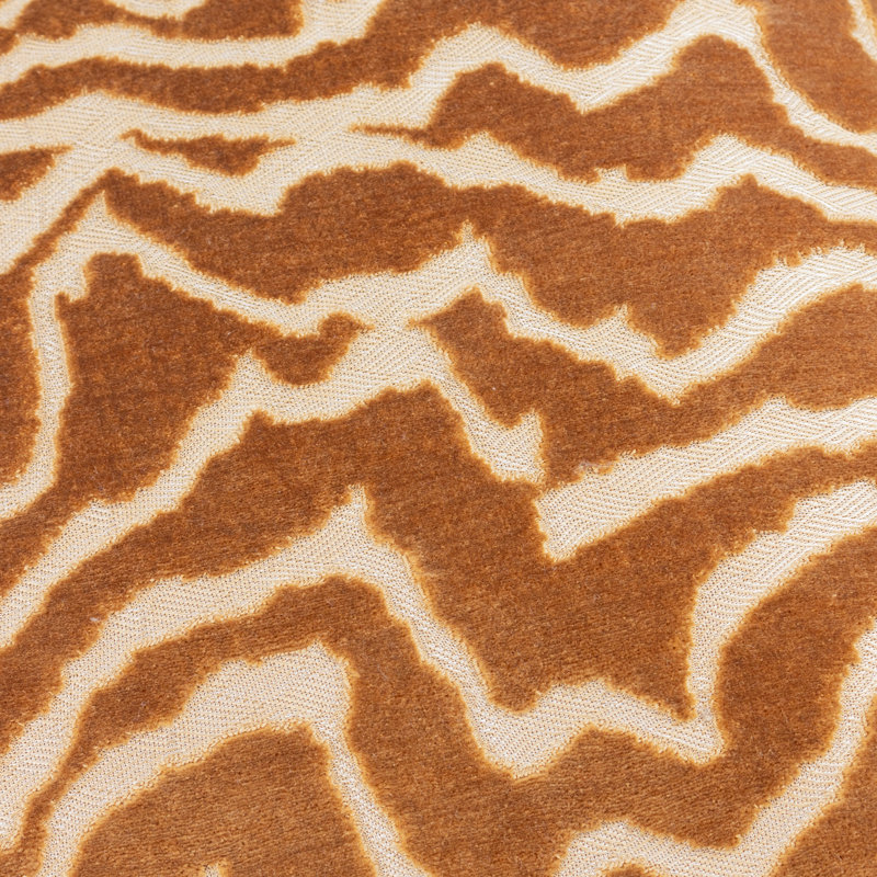Tierra Abstract Square Throw, Orange Abstract, Pillow Cover Only - No Insert