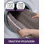 Tapis de bain 43x24, tapis de bain en chinelle antidérapant et lavable, taupe foncé-269545159