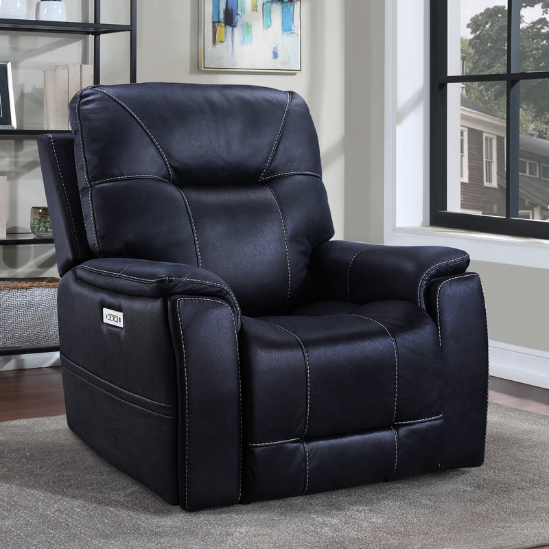 Fauteuil inclinable standard de 42 po de largeur Aveneil, Bleu océan
