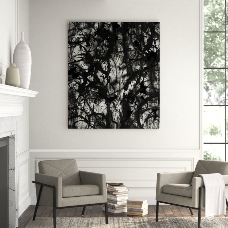 Erratic Print by Paul Ngo, Glass Coat, 28" H x 24" W x 1.5" D