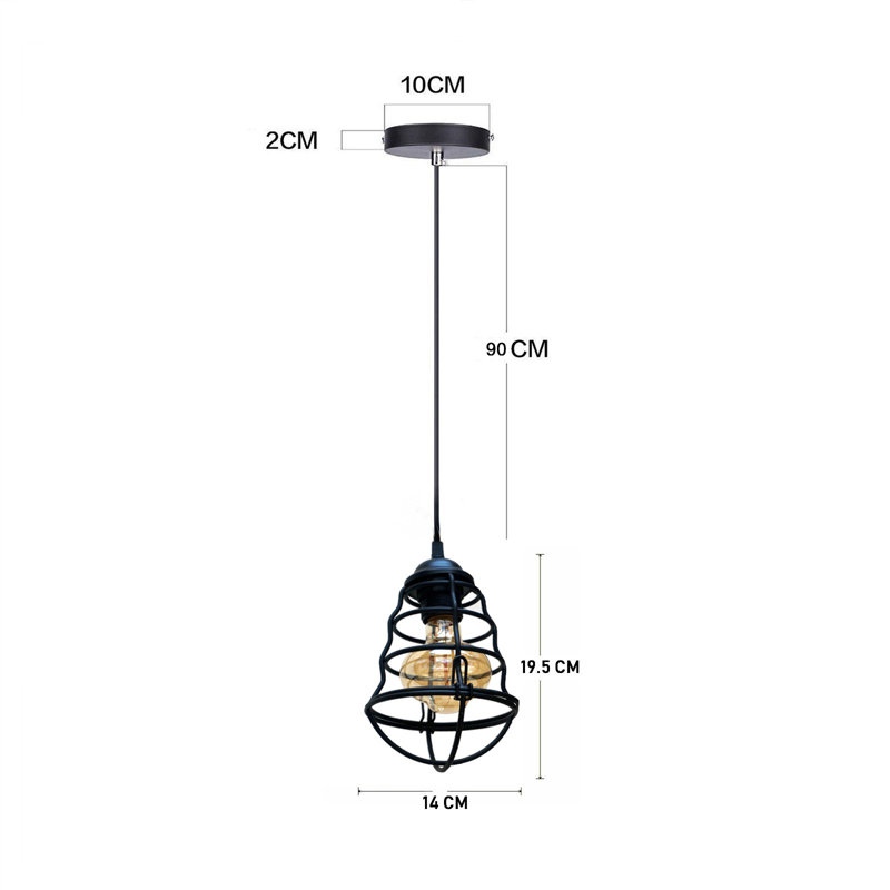 Anthonio 1 - Light Black Pendant