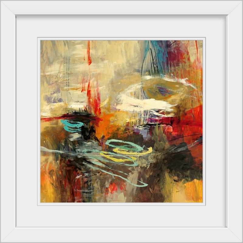 «Hilger Instinctual Beauty II» par Randy Hibberd - reproduction imprimée, H 24 po x l 24 po x P 1 po, Cadre blanc