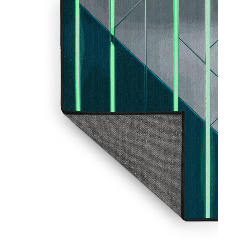 Quantum Ray Rug, Square 3'
