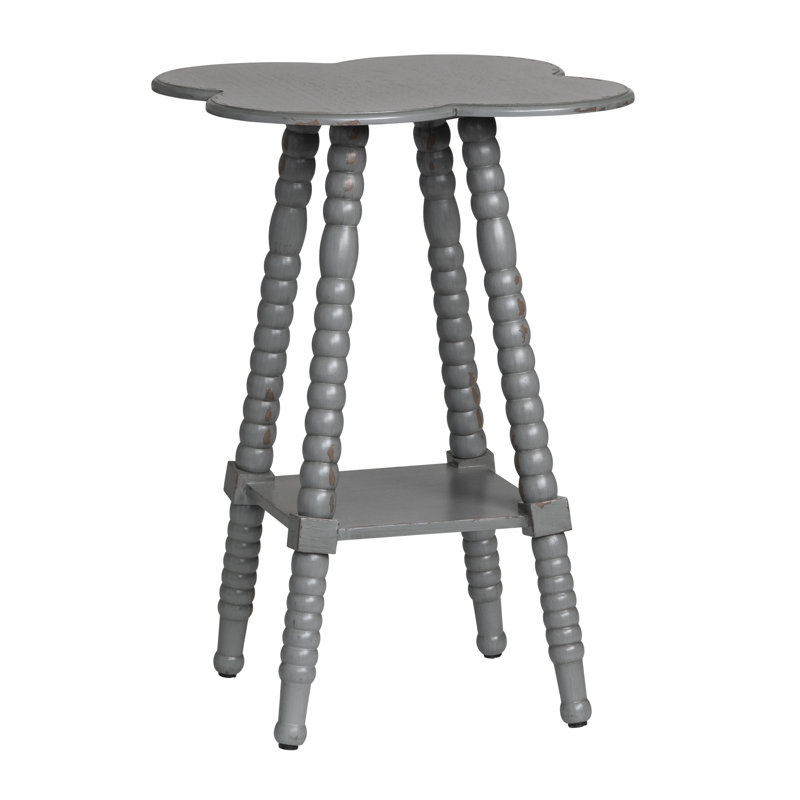 Clover Shaped Accent_End Table