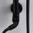 Wall Mounted Dual Shower With 8" Rainfall And Handheld, Matte Black Elegance