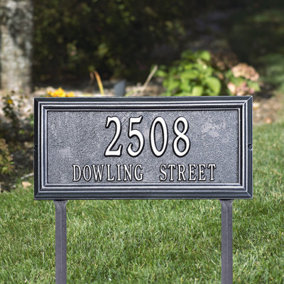 Plaque d'adresse sur 2 lignes Springfield