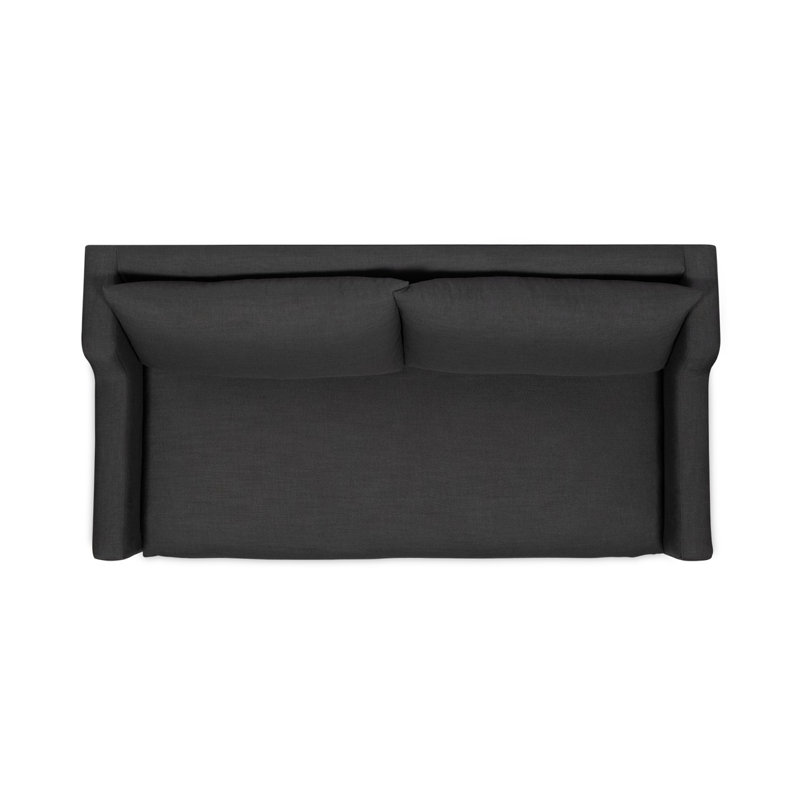Ginger Sofa, 35" H x 98" W x 40" D, Off The Press Anthracite