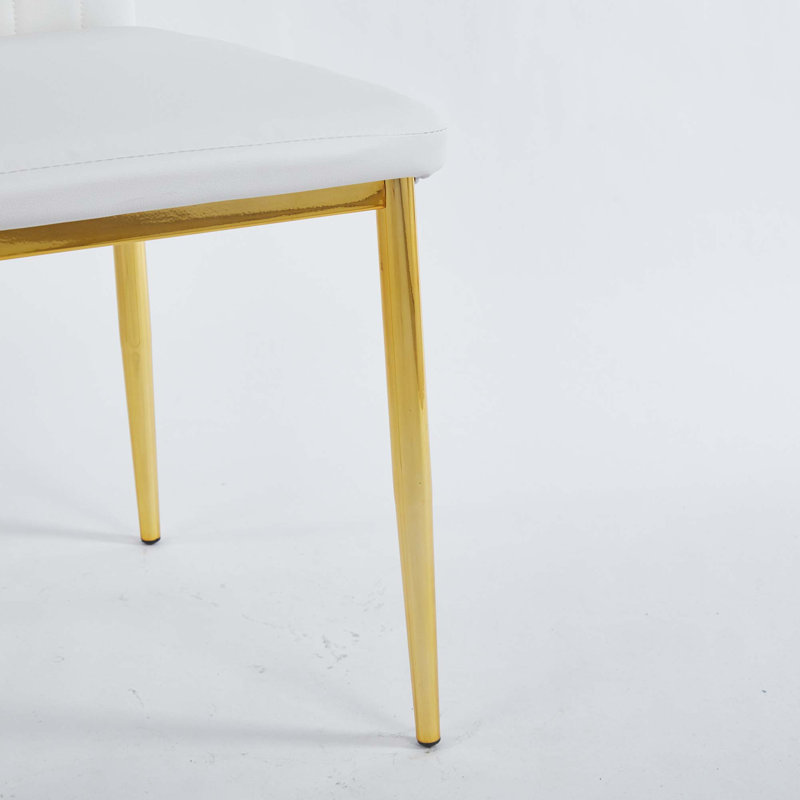 Ensemble de salle à manger 1 + 4,5 pièces, table de salle à manger à pieds en métal Mid-Century pour 4-6 personnes avec plateau en verre, table de salle à manger à piédestal, table basse de loisirs