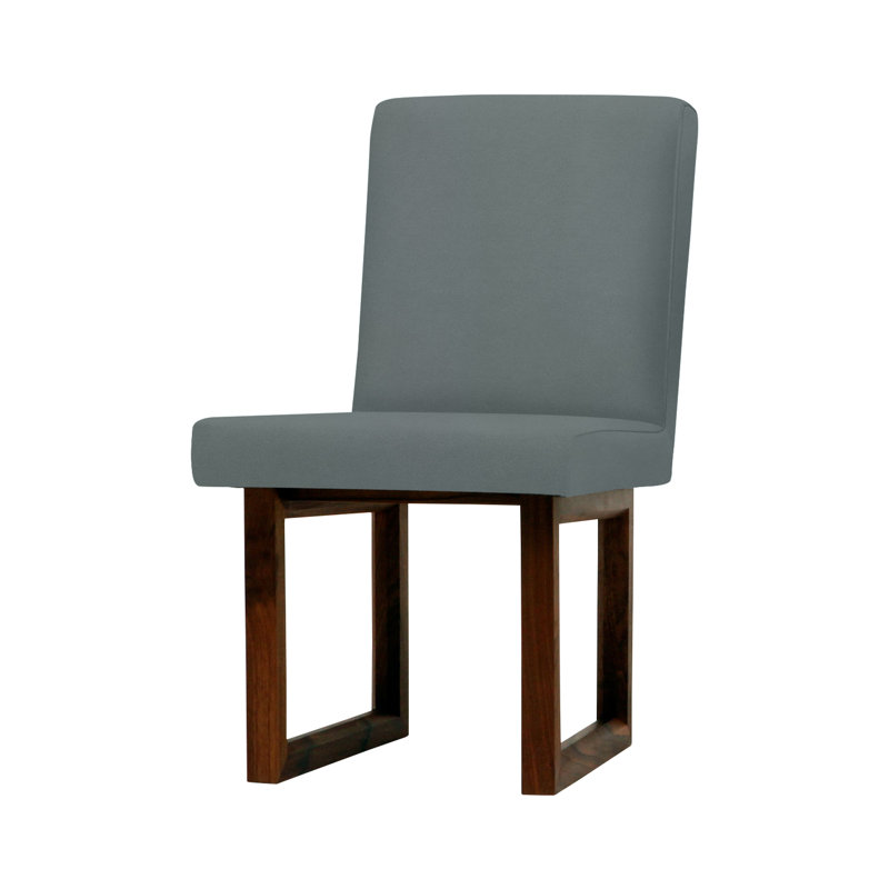 C2 W Upholstered Dining Chair, Mineral Velvet