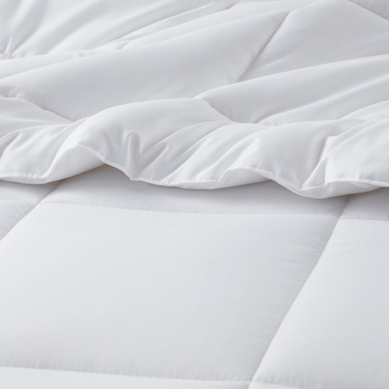 All Season Solid Down Alternative Comforter, Full Comforter, White