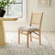 Donner Foldable Cane Back Dining Chair