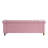 Chesterfield Velvet Sofa 84.65 Inch For Living Room PINK Color