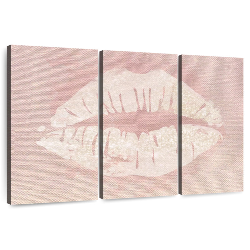 Shuttleworth Glitter Lips, 32" H x 50" W