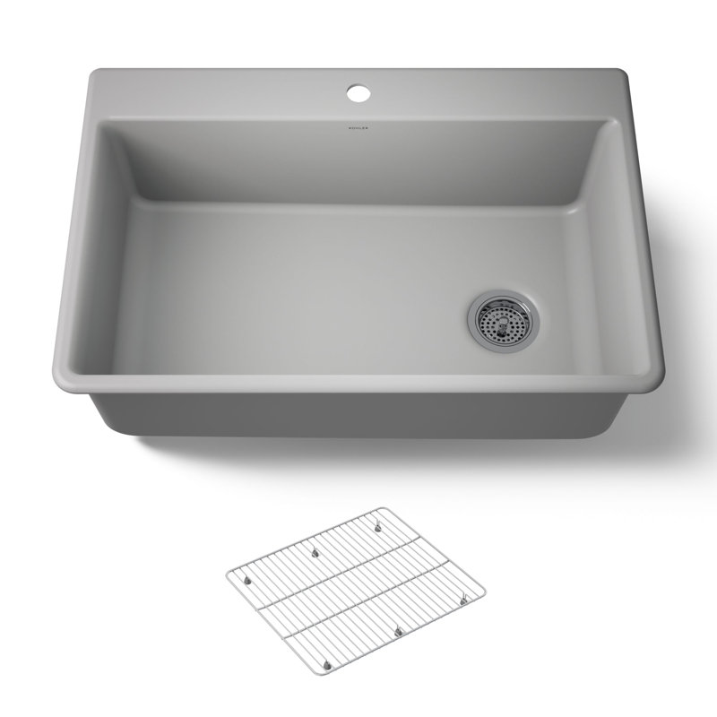 Évier de cuisine encastrable L 33 po x l 22 po Kennon