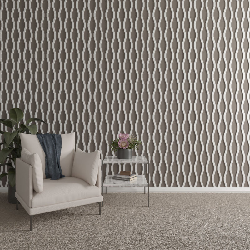 Ensemble de panneaux muraux décoratifs en PVC réglables Yukon, H 94 po x l 2,25 po x P 0,37 po