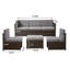 Ensemble de conversation modulaire avec coussins 4 pièces Ilselore-1451856792-1451856795
