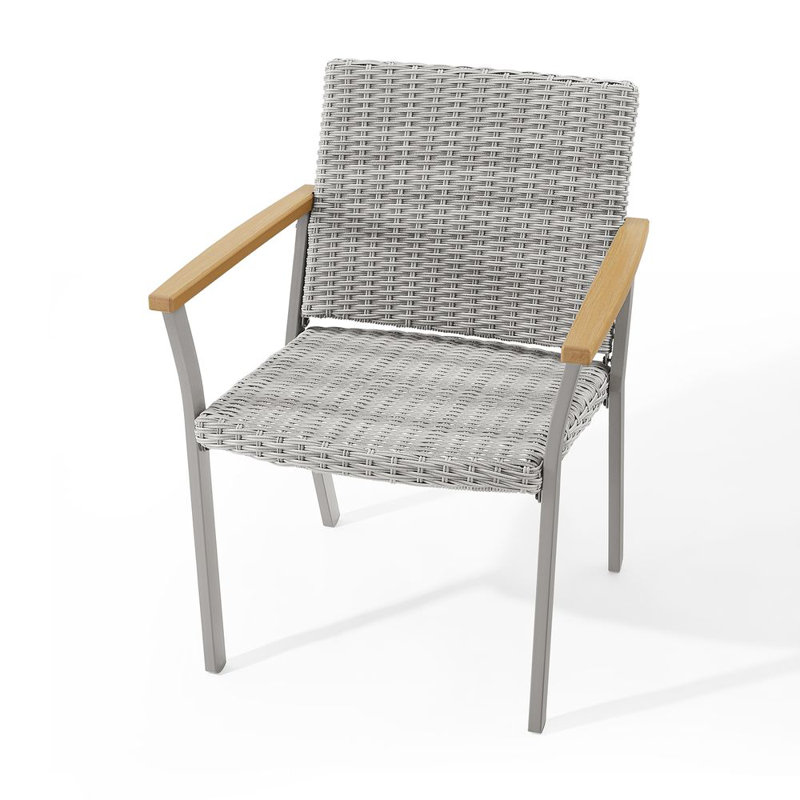 Chaise de salle à manger Nordic Hygge avec accoudoirs en faux bois