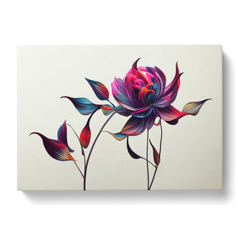 Dreamy Flower - Wrapped Canvas, 40cm H x 60cm W x 3cm D