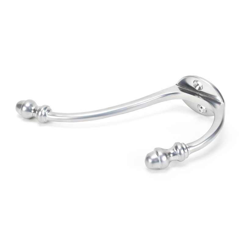 Hat Coat Hook Brass Wall Hook, Satin Chrome
