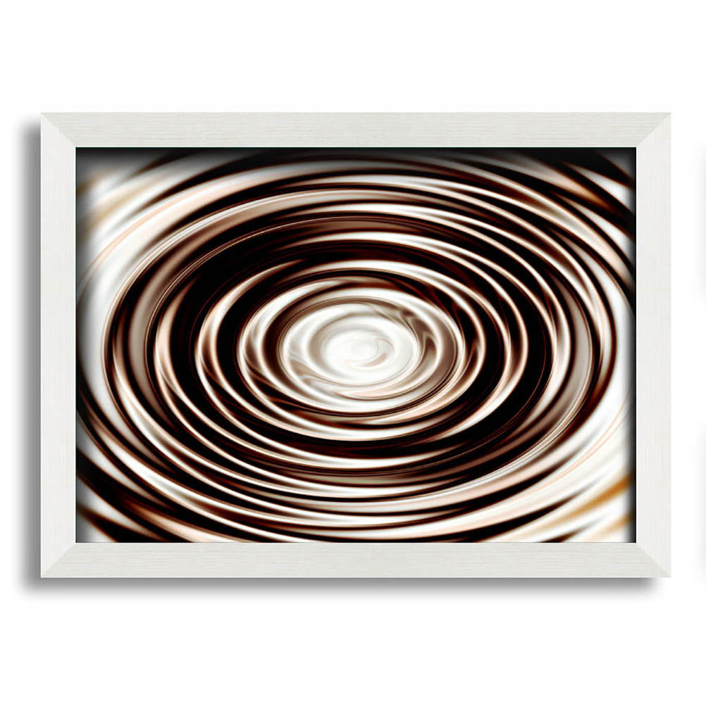 Gerahmtes Wandbild Perfect Chocolate Ripple