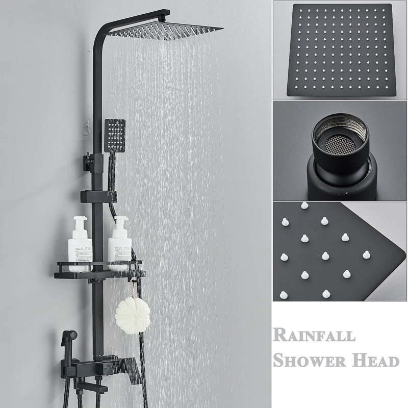 Diverter Complete Shower System with Rough in-Valve