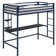 Maxwell Metal Loft Bed with Built-in-Desk by Novogratz
