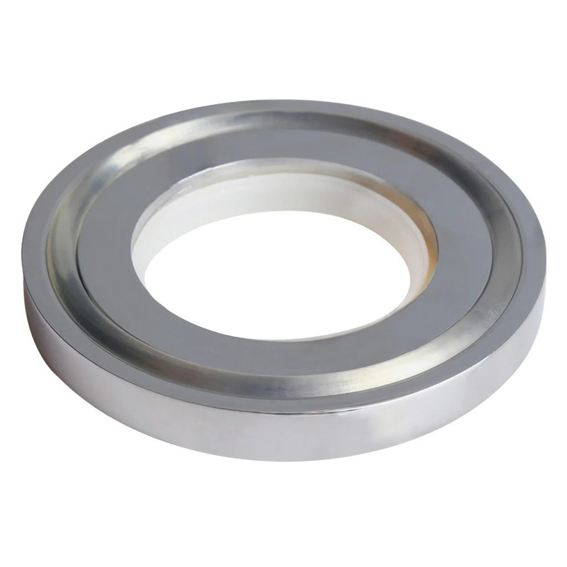 Anneau de fixation pour vasque en laiton massif, Nickel brossé
