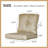 Outdoor 4'' Seat / Back Cushion-1356404083