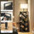 7-Tier Tree-Shaped Bookshelf with Light, 3 Lighting Modes, Floor-Standing Tall Bookcase, Corner Storage Shelf