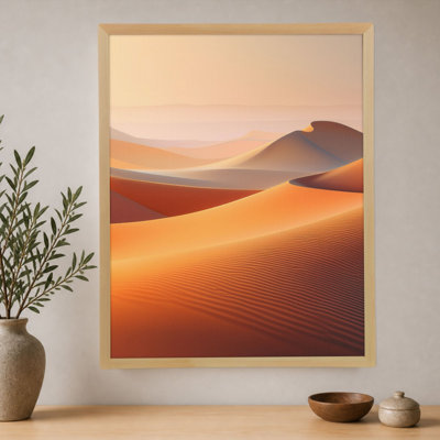 Peinture décorative sur toile encadrée